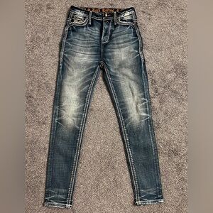 Rock Revival Dark Blue Skinny Jeans